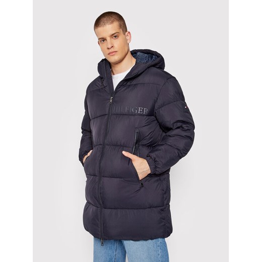 Tommy Hilfiger Kurtka zimowa High Loft MW0MW19657 Granatowy Regular Fit ze sklepu MODIVO w kategorii Kurtki męskie - zdjęcie 182671465