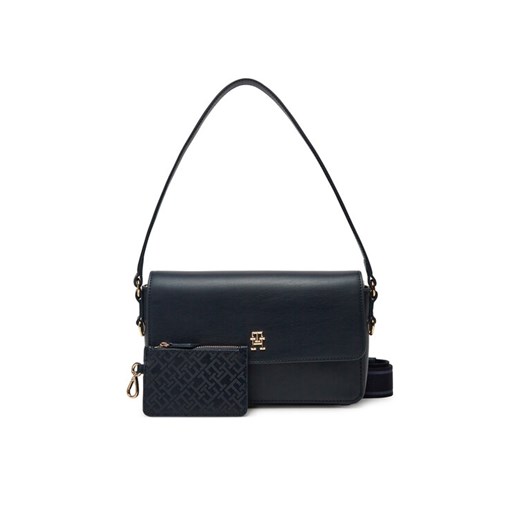 Tommy Hilfiger Torebka Th Distinct Conv Crossover AW0AW17219 Granatowy ze sklepu MODIVO w kategorii Listonoszki - zdjęcie 182671496