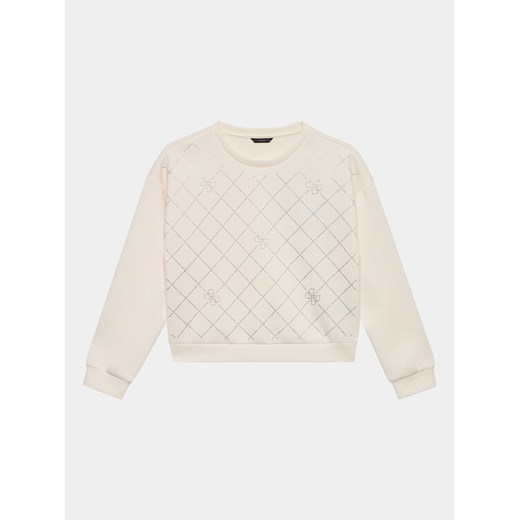 Guess Bluza J3BQ03 KAZQ2 Beżowy Relaxed Fit ze sklepu MODIVO w kategorii Bluzy chłopięce - zdjęcie 182671498