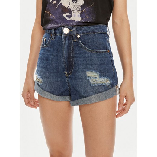 One Teaspoon Szorty jeansowe Bandits 26275 Niebieski Relaxed Fit ze sklepu MODIVO w kategorii Szorty - zdjęcie 182671508