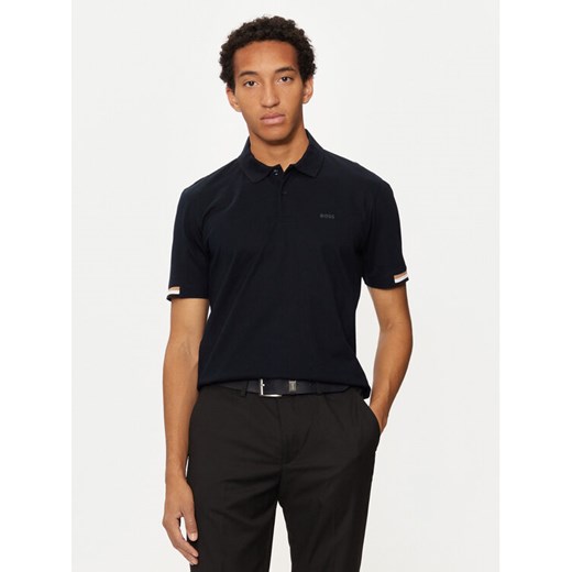 Boss Polo Parlay 147 50467113 Granatowy Regular Fit ze sklepu MODIVO w kategorii T-shirty męskie - zdjęcie 182671525