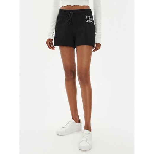 Gap Szorty sportowe 554857-07 Czarny Regular Fit ze sklepu MODIVO w kategorii Szorty - zdjęcie 182671526