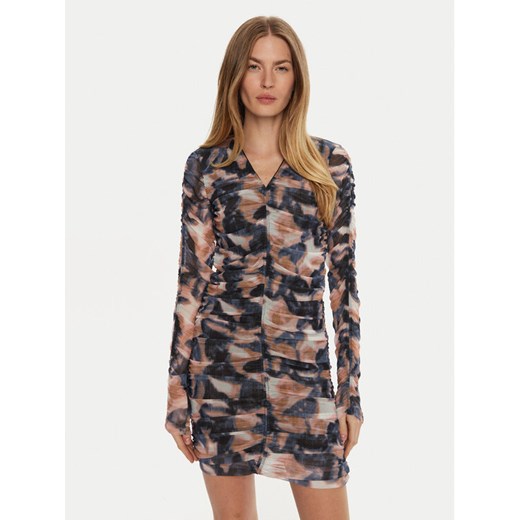 Munthe Sukienka codzienna Totally 243138024361 Kolorowy Slim Fit ze sklepu MODIVO w kategorii Sukienki - zdjęcie 182671619