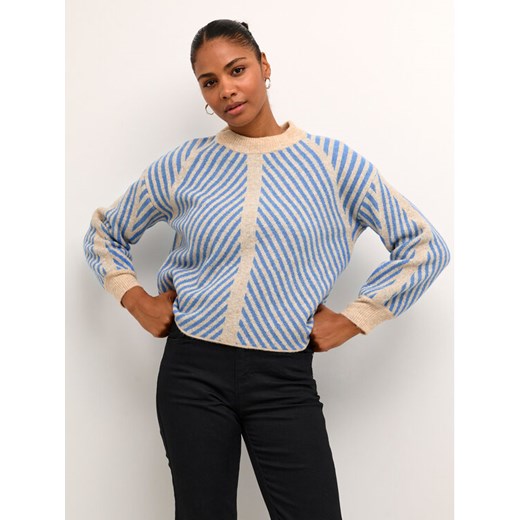 Kaffe Sweter Vera 10507817 Beżowy Regular Fit ze sklepu MODIVO w kategorii Swetry damskie - zdjęcie 182671649