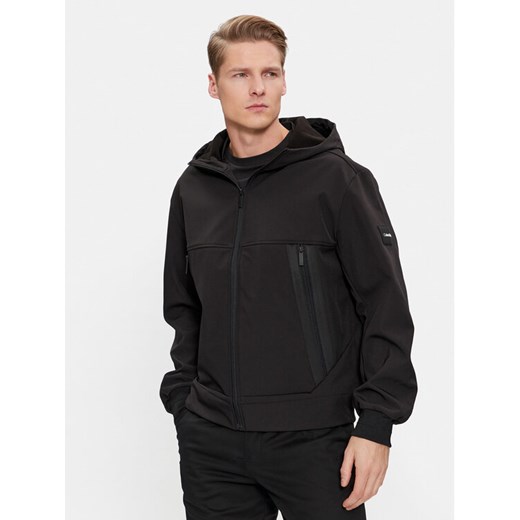 Calvin Klein Kurtka przejściowa K10K111026 Czarny Regular Fit ze sklepu MODIVO w kategorii Kurtki męskie - zdjęcie 182671687