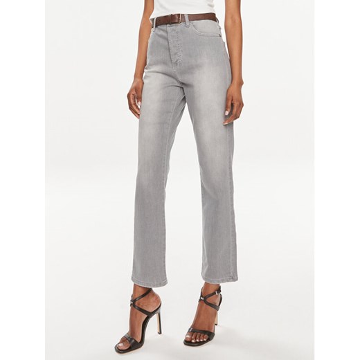 Please Jeansy P2TDCIHNON Szary Slim Fit ze sklepu MODIVO w kategorii Jeansy damskie - zdjęcie 182671697