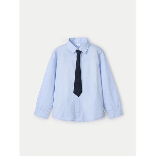 Mayoral Koszula 4109 Błękitny Regular Fit ze sklepu MODIVO w kategorii Koszule chłopięce - zdjęcie 182671698