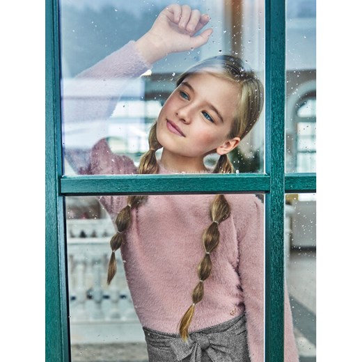 Mayoral Sweter 7302 Różowy Regular Fit ze sklepu MODIVO w kategorii Swetry dziewczęce - zdjęcie 182671737