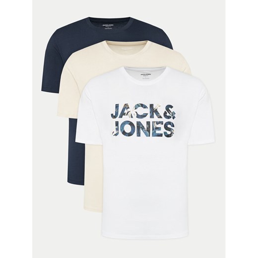 Jack&Jones Komplet 3 t-shirtów Bryan 12277956 Kolorowy Relaxed Fit L MODIVO