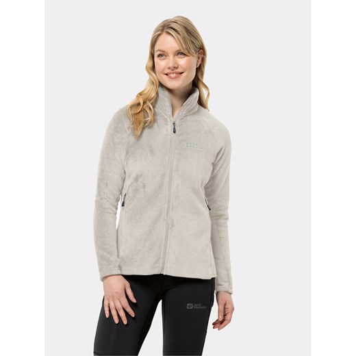 Jack Wolfskin Polar Rotwand Fz 1711421 Szary Regular Fit ze sklepu MODIVO w kategorii Bluzy damskie - zdjęcie 182671798