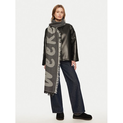 Weekend Max Mara Szal Flores 2515541064600 Czarny ze sklepu MODIVO w kategorii Szaliki i chusty damskie - zdjęcie 182671799