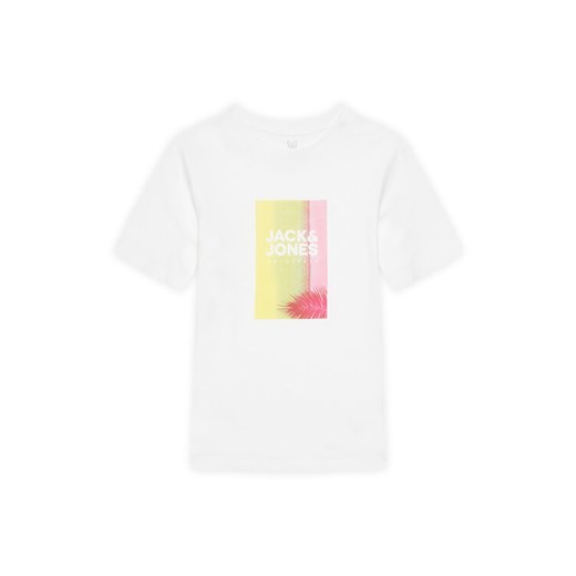 Jack&Jones Junior T-Shirt Varenna 12278349 Biały Regular Fit ze sklepu MODIVO w kategorii T-shirty chłopięce - zdjęcie 182671888