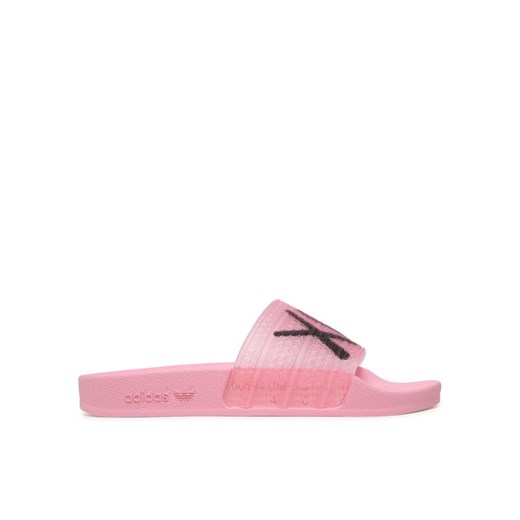 adidas Klapki Adilette x André Saraiva Slides HQ6856 Różowy ze sklepu MODIVO w kategorii Klapki męskie - zdjęcie 182671945