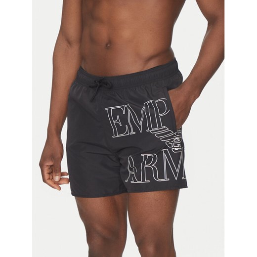 Emporio Armani Underwear Szorty kąpielowe EM000583 AF12326 UC001 Czarny Regular XXL MODIVO