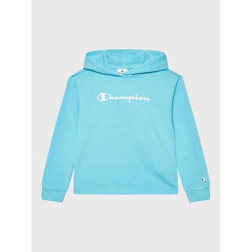 Champion Bluza 404601 Niebieski Custom Fit ze sklepu MODIVO w kategorii Bluzy chłopięce - zdjęcie 182672056