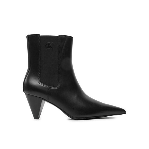 Calvin Klein Botki YW0YW01676 Czarny ze sklepu MODIVO w kategorii Botki - zdjęcie 182672087