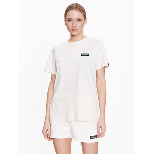 Ellesse T-Shirt Tolin SGR17945 Écru Regular Fit ze sklepu MODIVO w kategorii Bluzki damskie - zdjęcie 182672125