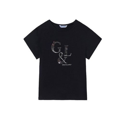 Mayoral T-Shirt 854 Czarny Regular Fit ze sklepu MODIVO w kategorii T-shirty chłopięce - zdjęcie 182672127