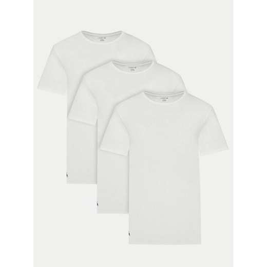 Lacoste Komplet 3 t-shirtów TH9010 Biały Regular Fit ze sklepu MODIVO w kategorii T-shirty męskie - zdjęcie 182672137