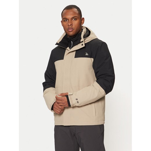 Protest Kurtka narciarska Choose 6710644 Beżowy Slim Fit ze sklepu MODIVO w kategorii Kurtki męskie - zdjęcie 182672197