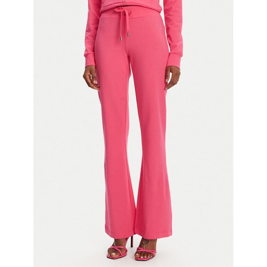 Juicy Couture Spodnie dresowe Apollo JCWBJ125311 Różowy Flared Leg ze sklepu MODIVO w kategorii Spodnie damskie - zdjęcie 182672226