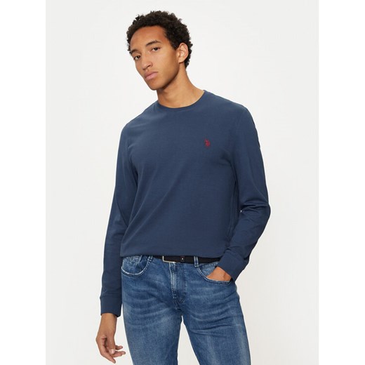 U.S. Polo Assn. Longsleeve MUP1587 Niebieski Regular Fit ze sklepu MODIVO w kategorii T-shirty męskie - zdjęcie 182672275
