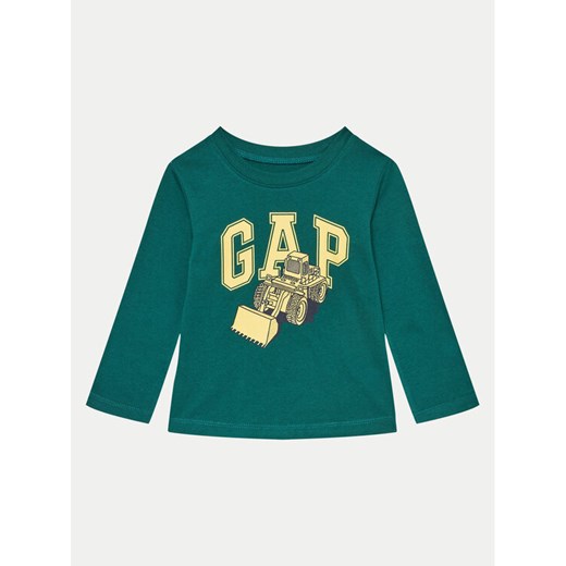 Gap Bluzka 609705-02 Zielony Regular Fit ze sklepu MODIVO w kategorii T-shirty chłopięce - zdjęcie 182672357