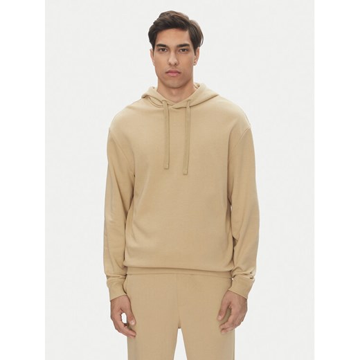 HUGO Dres Dapodayote 50492581 Beżowy Relaxed Fit ze sklepu MODIVO w kategorii Dresy męskie - zdjęcie 182672359