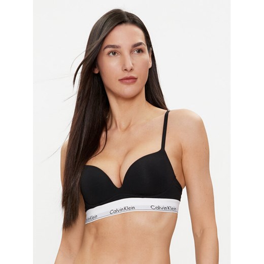 Calvin Klein Underwear Biustonosz push-up 000QF7623E Czarny ze sklepu MODIVO w kategorii Biustonosze - zdjęcie 182672395