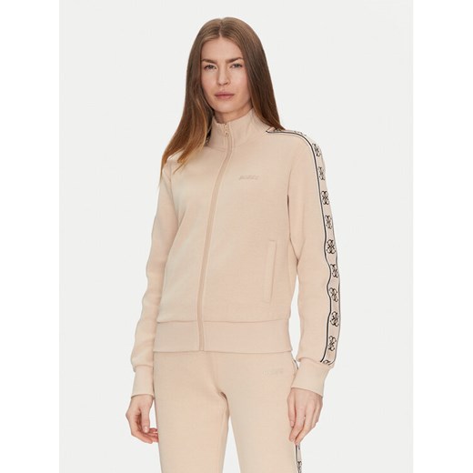 Guess Bluza V2YQ16 KB3P2 Beżowy Regular Fit ze sklepu MODIVO w kategorii Bluzy damskie - zdjęcie 182672427