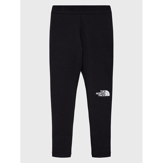 The North Face Legginsy Everyday NF0A82ER Czarny Slim Fit ze sklepu MODIVO w kategorii Spodnie dziewczęce - zdjęcie 182672468
