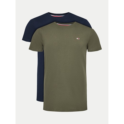 Tommy Jeans Komplet 2 t-shirtów DM0DM15381 Kolorowy Regular Fit ze sklepu MODIVO w kategorii T-shirty męskie - zdjęcie 182672528