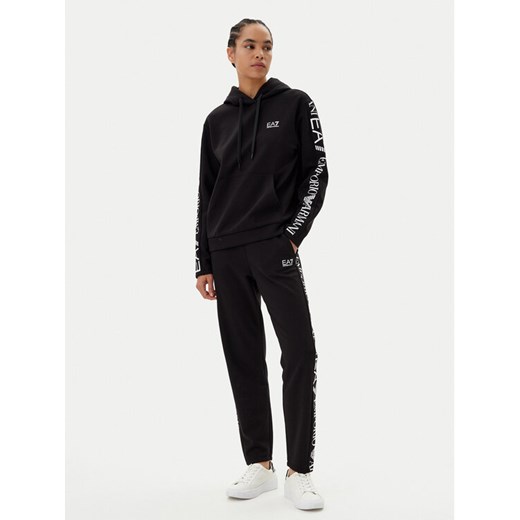 EA7 Emporio Armani Dres 7W000116 AF10443 UC001 Czarny Regular Fit ze sklepu MODIVO w kategorii Dresy damskie - zdjęcie 182672535