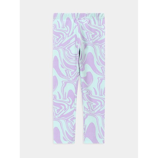 Coccodrillo Legginsy WC4122101VGA Zielony Slim Fit ze sklepu MODIVO w kategorii Spodnie dziewczęce - zdjęcie 182672698