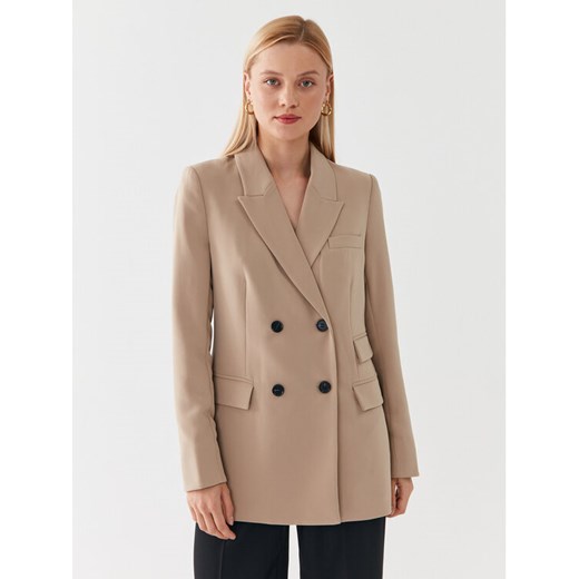 Bruuns Bazaar Marynarka Brassica Linda BBW3307 Beżowy Regular Fit ze sklepu MODIVO w kategorii Marynarki damskie - zdjęcie 182672735