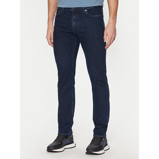 BOSS Jeansy 50532515 Granatowy Slim Fit ze sklepu MODIVO w kategorii Jeansy męskie - zdjęcie 182672857