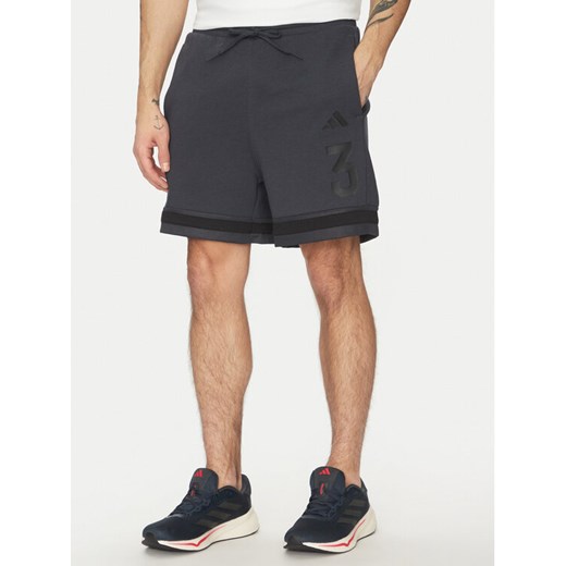 adidas Szorty sportowe Seasonal Essentials Sport JD8090 Czarny Regular Fit ze sklepu MODIVO w kategorii Spodenki męskie - zdjęcie 182672875