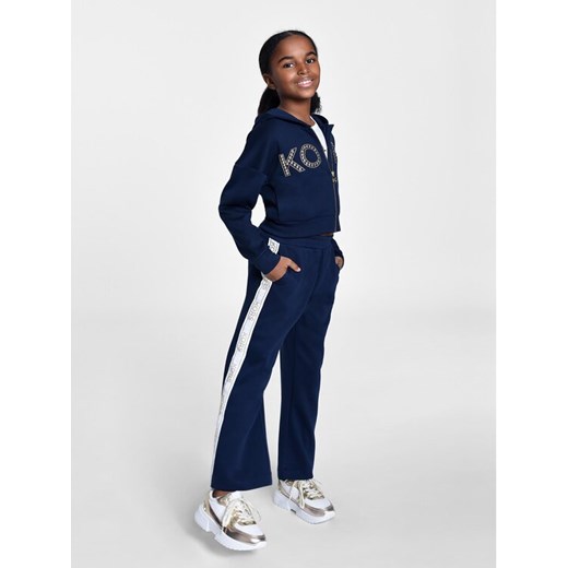 MICHAEL KORS KIDS Spodnie dresowe R14158 Granatowy Regular Fit ze sklepu MODIVO w kategorii Spodnie dziewczęce - zdjęcie 182672897