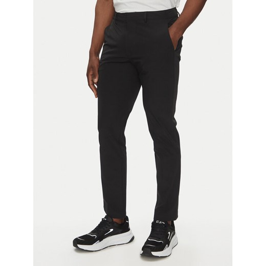 EA7 Emporio Armani Spodnie materiałowe 7M000509 AF14589 UC001 Czarny Slim Fit ze sklepu MODIVO w kategorii Spodnie męskie - zdjęcie 182672965