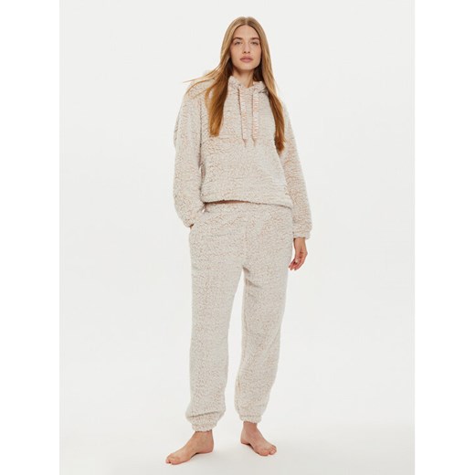 DKNY Piżama YI70022 Écru Regular Fit ze sklepu MODIVO w kategorii Piżamy damskie - zdjęcie 182672978