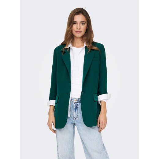 ONLY Marynarka 15245698 Zielony Oversize ze sklepu MODIVO w kategorii Marynarki damskie - zdjęcie 182672988