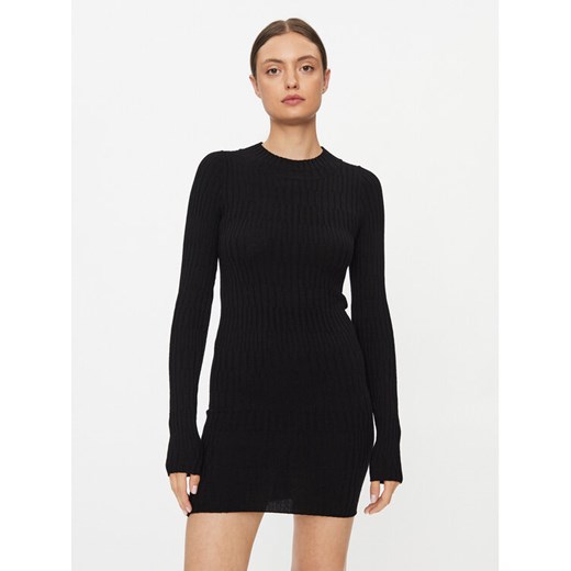 Noisy May Sukienka dzianinowa Nancy 27026902 Czarny Slim Fit ze sklepu MODIVO w kategorii Sukienki - zdjęcie 182673047