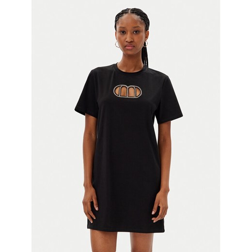MET Sukienka codzienna M10 306AB Czarny Slim Fit ze sklepu MODIVO w kategorii Sukienki - zdjęcie 182673106