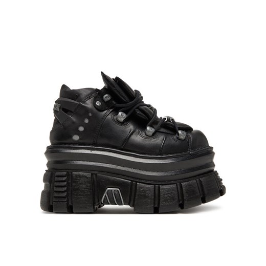 NEW ROCK Sneakersy M-106-C178 Czarny ze sklepu MODIVO w kategorii Buty sportowe damskie - zdjęcie 182673137