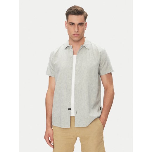 INDICODE Koszula Giulionus 20-402 Szary Regular Fit ze sklepu MODIVO w kategorii Koszule męskie - zdjęcie 182673146