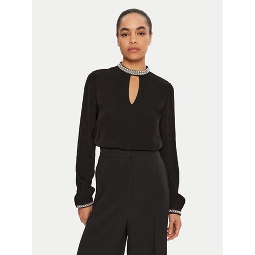 TWINSET Bluzka 242TT2262 Czarny Regular Fit ze sklepu MODIVO w kategorii Bluzki damskie - zdjęcie 182673147