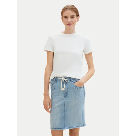Tom Tailor Spódnica jeansowa 1040349 Niebieski Regular Fit ze sklepu MODIVO w kategorii Spódnice - zdjęcie 182673156