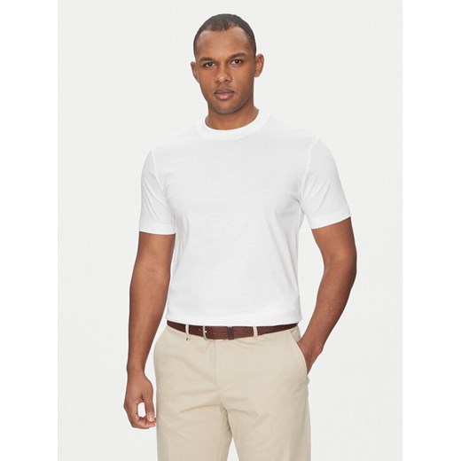 BOSS T-Shirt H-Tessler 17 50523931 Biały Slim Fit ze sklepu MODIVO w kategorii T-shirty męskie - zdjęcie 182673175