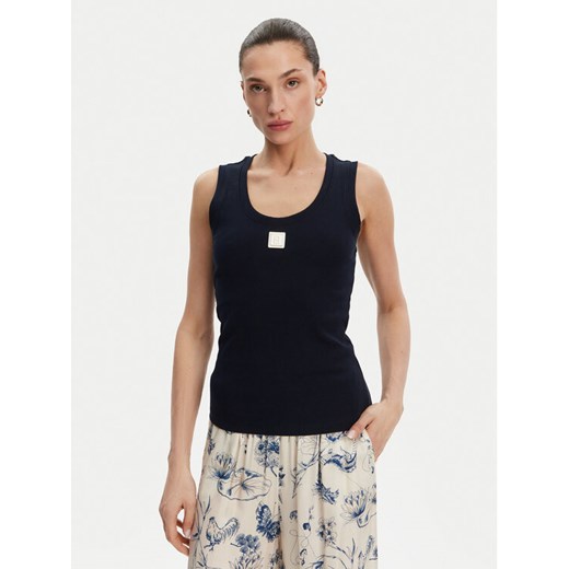 Fracomina Top FP25ST2001J40101 Granatowy Slim Fit ze sklepu MODIVO w kategorii Bluzki damskie - zdjęcie 182673185