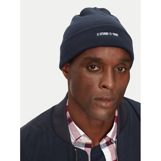 Jack&Jones Czapka Bottle 12259203 Granatowy ze sklepu MODIVO w kategorii Czapki zimowe męskie - zdjęcie 182673215